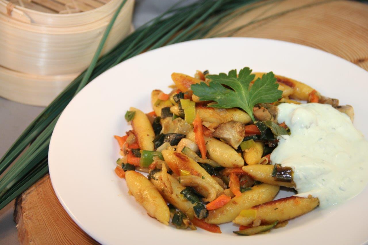 Schupfnudel-Gemüse-Pfanne 